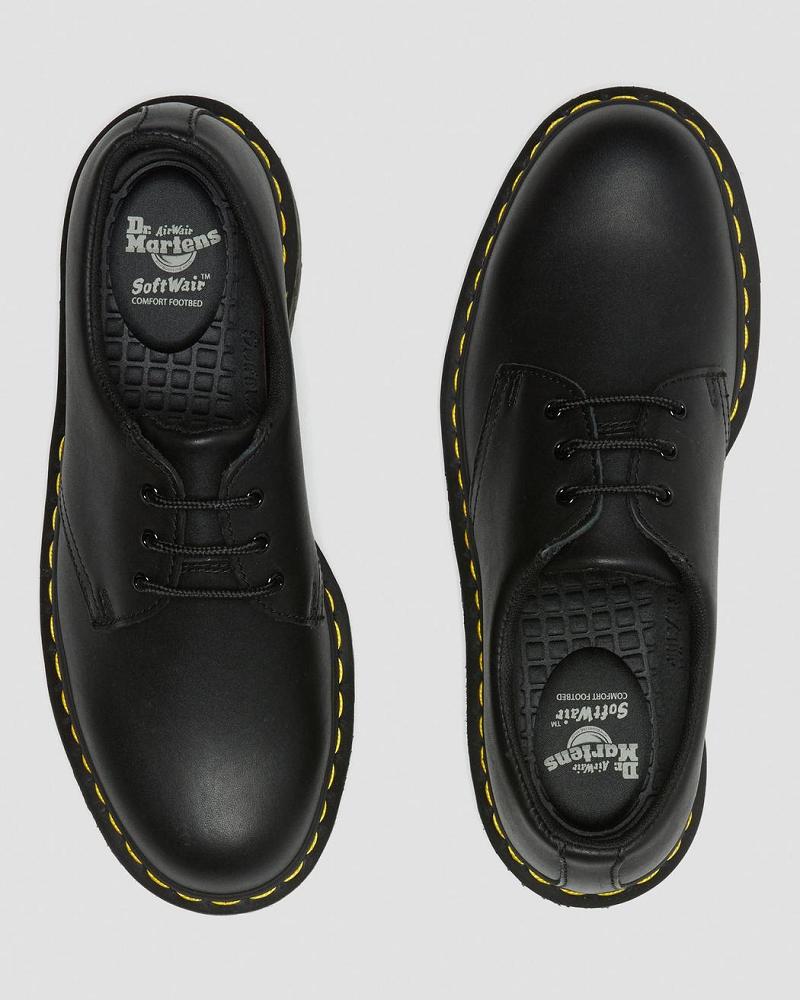 Dr Martens 1461 Slip Resistant Leren Oxford Schoenen Dames Zwart | NL 426EBC